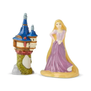 【 US Enesco 】 Rapunzel and Tower  salt & pepper