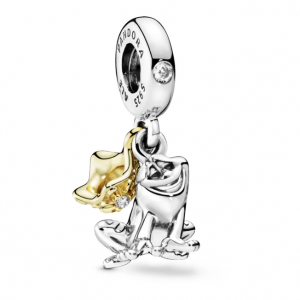 【US disneystore】Tiana Frog and Crown Charm by Pandora Jewelry