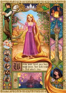 【puzzle】rapunzel 魔法の髪の奇跡  500塊 (35×49cm)