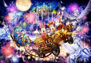 【puzzle】mickey and friends 1000塊 スターライト キングダム (51×73.5cm)
