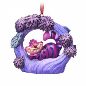 【US disneystore】 Ornament 2021Cheshire Cat Light-Up Living Magic Sketchbook Ornament – Alice in Wonderland