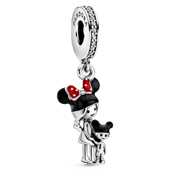 US disneystore】Mouseketeer Mom and Child Charm by Pandora Jewelry – Disney Parks Fantisney Store