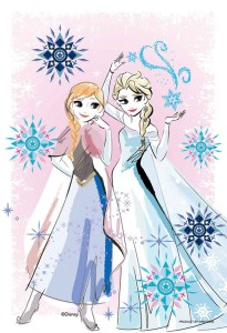  【puzzle】【透明】【剪紙】frozen 70塊 KIRIART-Anna & Elsa- (10×14.7cm)