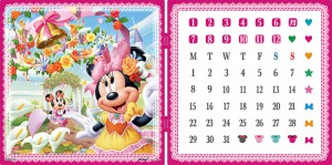  【puzzle】minnie 198塊  月曆