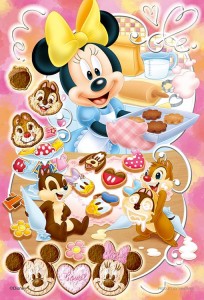  【puzzle】 mickey and friends 99塊  パティシエ (10X14.7cm)