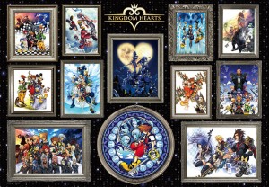 【puzzle】kingdom hearts 1000塊 キングダム ハーツ アート集 (51×73.5cm)