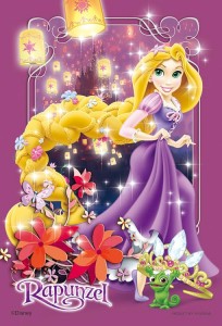  【puzzle】rapunzel  99塊 　魔法の髪のプリンセス (10x14.7cm)
