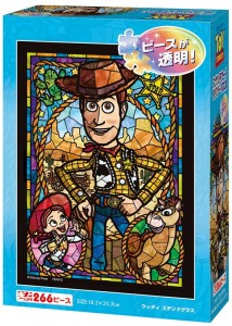 【 puzzle 】【 透明 】Toy Story 266塊  ウッディ ステンドグラス (18.2×25.7cm)