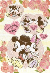 【puzzle】【PD系列】mickey minnie 300塊 You are the Best (26×38cm)