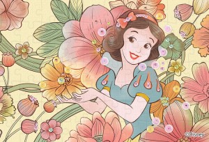  【puzzle】【PD系列】snow white  70塊 　Royal Floral (10×14.7cm)