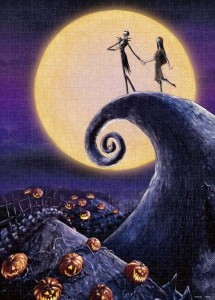 【 puzzle 】The Nightmare Before Christmas 月あかりに包まれて  500塊 (35×49cm)