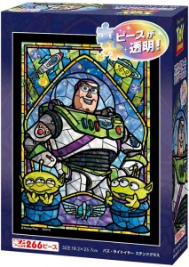 【 puzzle 】【 透明 】Toy Story 266塊  バズ・ライトイヤー ステンドグラス (18.2×25.7cm)