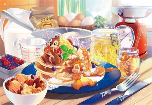 【puzzle】chip n dale 1000塊 あま～い誘惑 (51×73.5cm)
