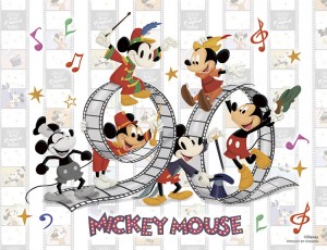  【puzzle】mickey 300塊 ミッキーマウス 90th アニバーサリー (16.5×21.5cm)