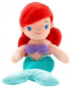 Disney Store Ariel Tiny Big Feet Mini Soft Toy