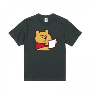 【JP disneystore】カナヘイ画♪くまのプーさん プー pooh t shirt (black)