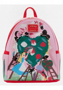 【Loungefly】 Disney Alice in Wonderland Red Mini Backpack