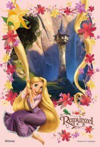  【puzzle】rapunzel  99塊 　塔の上の姫君 (10x14.7cm)