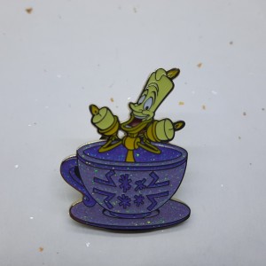 【HK disneyland】 Coffee cup pins Lumiere