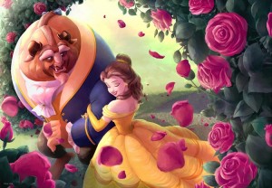 【puzzle】Beauty and the Beast 1000塊 薔薇の小径  (51×73.5cm)