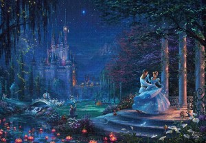 【puzzle】 Cinderella  1000塊 Cinderella Dancing in the Starlight (51×73.5cm)