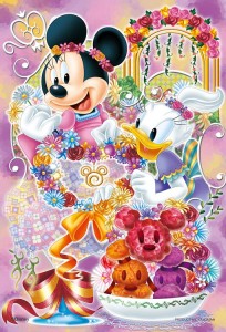  【puzzle】 minnie daisy  99塊  フローリスト (10X14.7cm)
