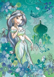  【puzzle】【PD系列】jasmine 108塊    -exotic emerald- (18.2×25.7cm)