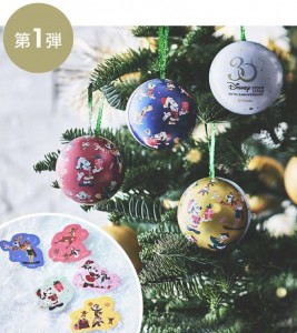【JP disneystore】 Disneystore 30th anniversary christmas ornament 第一弾