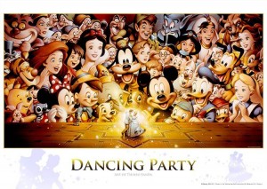  【puzzle】all characters 300塊  Dancing Party (30.5×43cm)