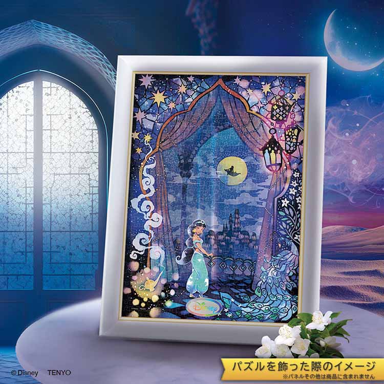 【puzzle】【透明】aladdin  500塊  自由を感じて…（アラジン） (25x36cm)