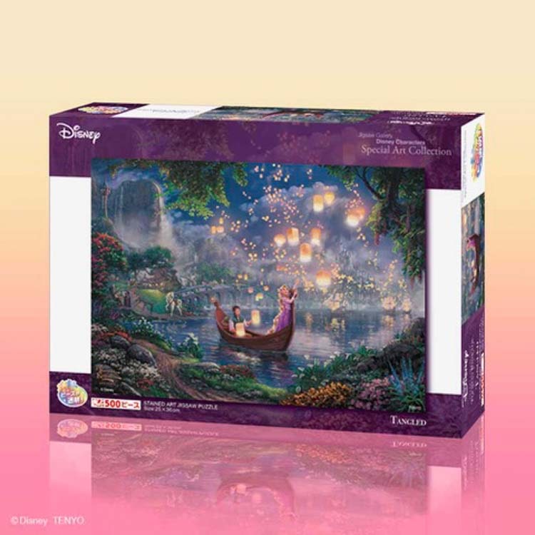 【puzzle】【透明】500塊 rapunzel  Tangled（塔の上のラプンツェル）   (25x36cm)