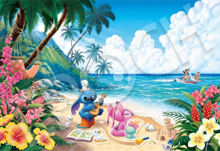 【puzzle】【PD系列】300塊 Stitch -Ohana-（スティッチ -オハナ-）　  (26×38cm)
