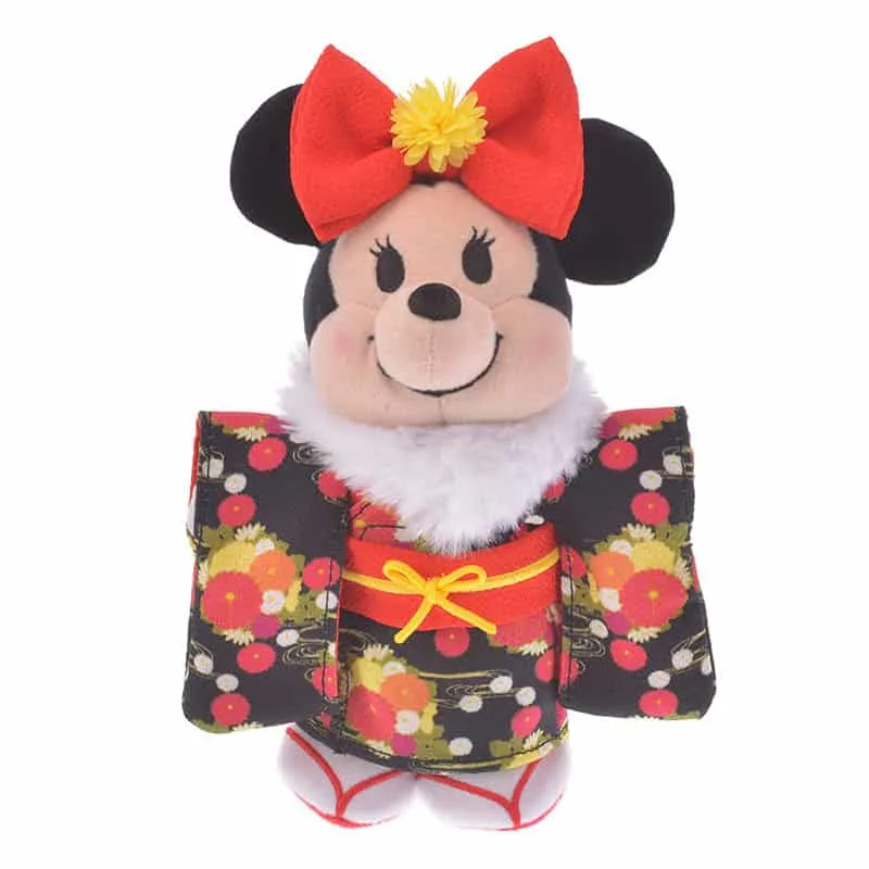 【JP disneystore】nuiMOs 專用衫 着物 お正月 黒色花柄 ガール