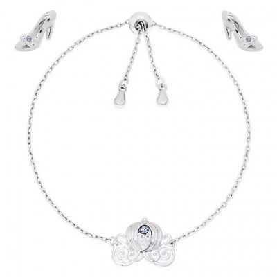 【US disneystore】Cinderella Swarovski水晶 Jewelry Set