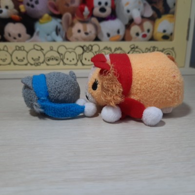 【JP disneystore】 christmas .lady & jock tsum tsum