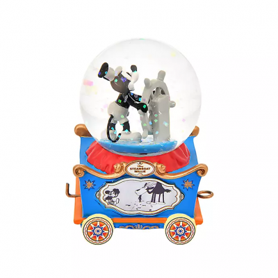 【JP disneystore】 mickey 蒸気船ウィリー  水晶雪球