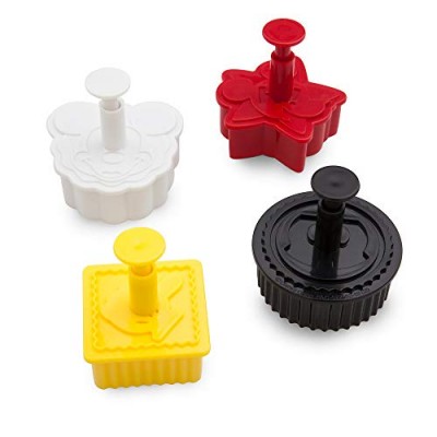 【US disneystore】Mickey Mouse Cookie Cutter Stamp Set - Disney Eats