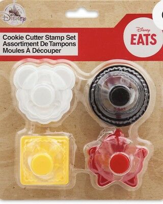 【US disneystore】Mickey Mouse Cookie Cutter Stamp Set - Disney Eats