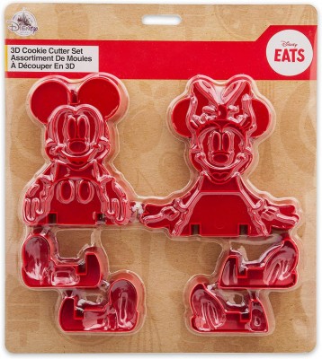 【US disneystore】Mickey and Minnie Mouse 3D Cookie Cutter Set - Disney Eats