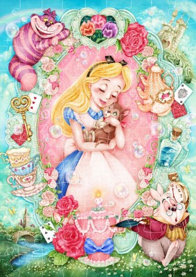 【puzzle】alice 108塊 　愛しいぬくもり（アリス）(18.2×25.7cm)