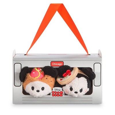Mickey and Minnie Mouse Tsum Tsum Plush Chicago Set  - Mini - 3 1/2''