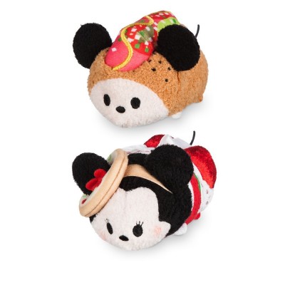 Mickey and Minnie Mouse Tsum Tsum Plush Chicago Set  - Mini - 3 1/2''