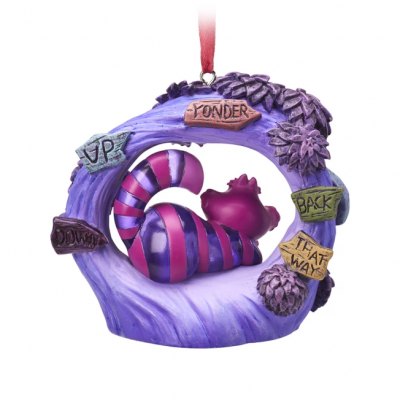 【US disneystore】 Ornament Cheshire Cat Light-Up Living Magic Sketchbook Ornament – Alice in Wonderland