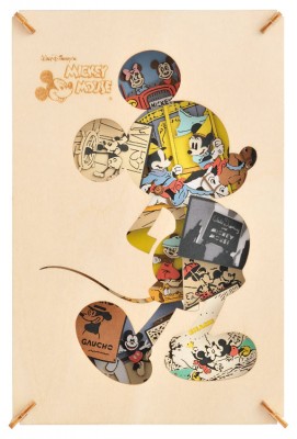 【Paper Theater】MICKEY MOUSE  wood style