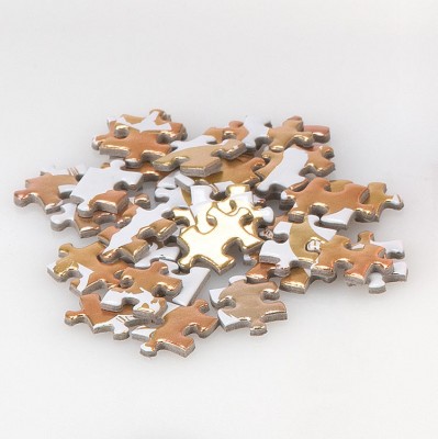 【puzzle】chip n dale  300塊 カラフル・ゴールド (16.5×21.5cm)