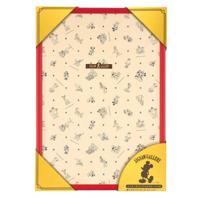 Disney 木製專用框レッド  51×73.5cm