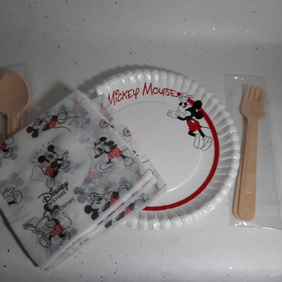 【JP disneystore】 mickey 即棄餐具