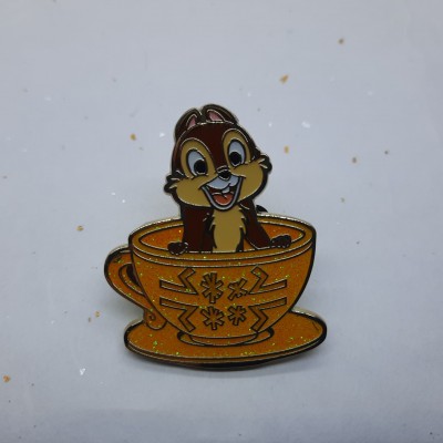 【HK disneyland】 Coffee cup pins chip