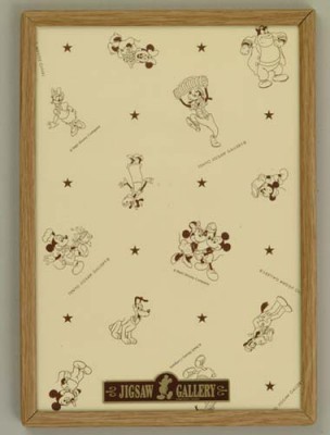 Disney 專用框 木紋淺啡色  - 18.2×25.7cm  (108塊)