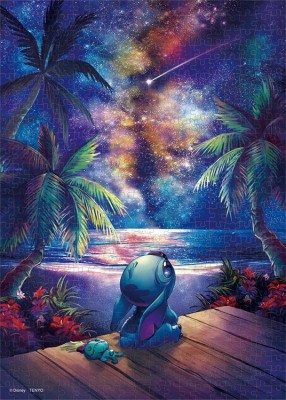 【 puzzle 】Lilo & Stitch 星空に想う  500塊 (35×49cm)